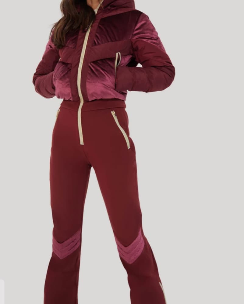 My Sunday Ski - Velvet Chevron Ski Suit  - Image 2