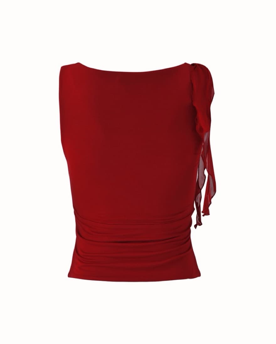 Crimson Red bodycon tank  - Image 3