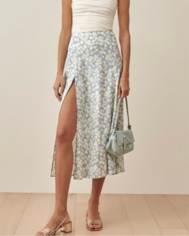Reformation Zoe Floral Skirt - Image 1