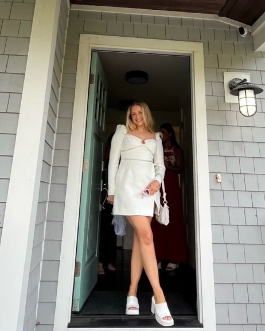 Self Portriat Long-Sleeve Minidress - Image 4