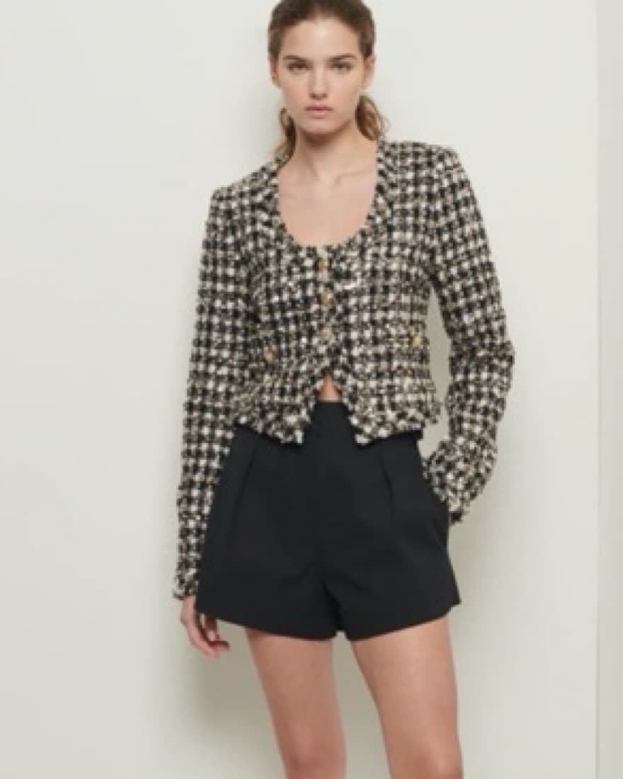 Derek Lam ‘Jacqueline’ Tweed Crop Jacket - Image 2