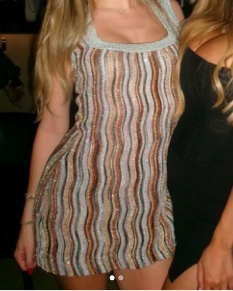 Missoni Sequin Mini Dress | Going Out Dress, Missoni Dress, Clubbing Dress - Image 2