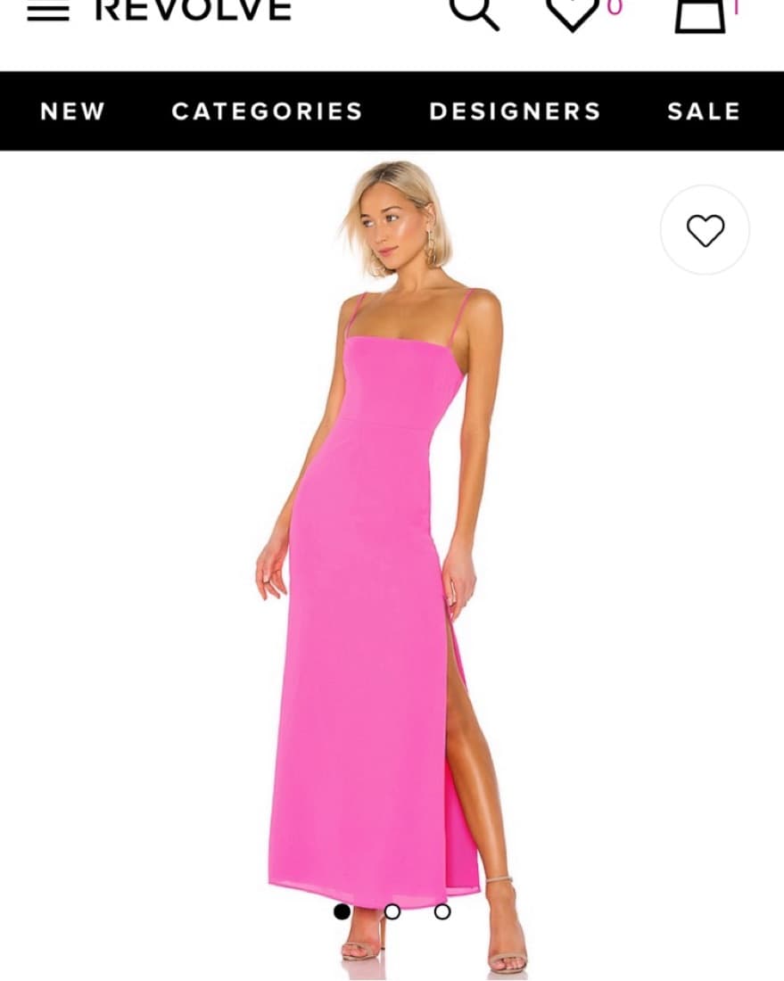 Revolve Pink Maxi Dress - Image 1
