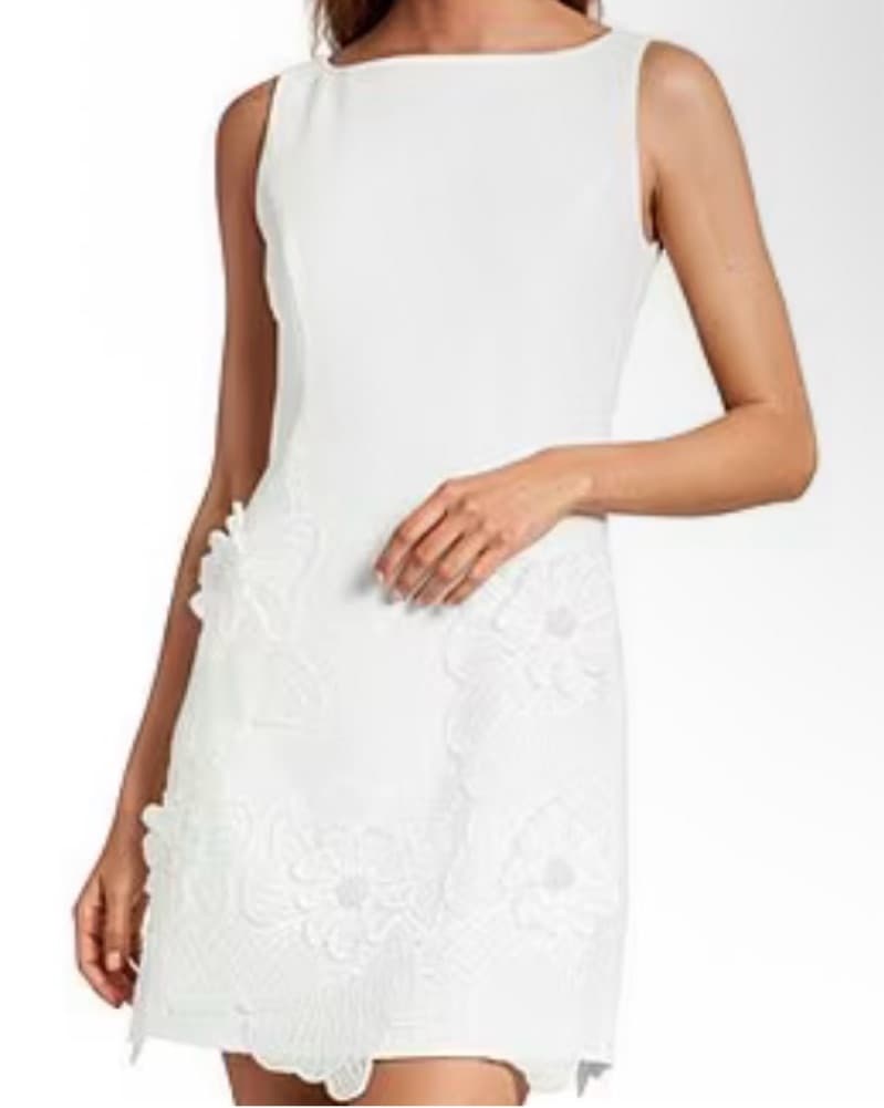 Elliatt White Mini Dress - Image 2