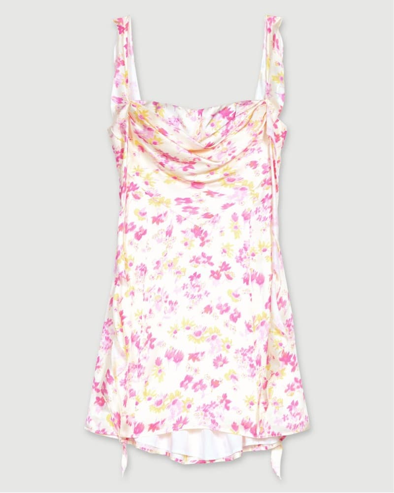Maje Floral Mini Dress - Image 2