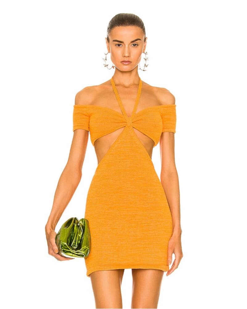 Cult Gaia Orange Dress - Image 1