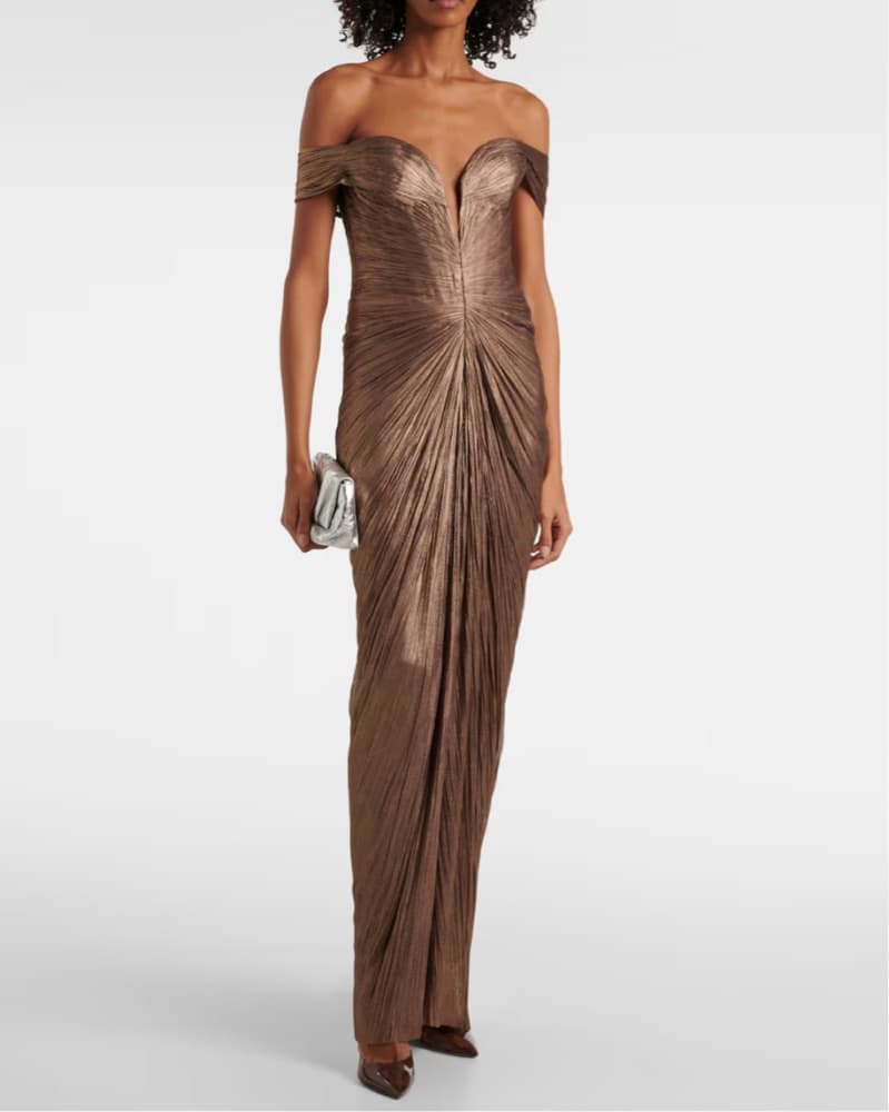 MARIA LUCIA HOHAN Tia draped off-shoulde - Image 2