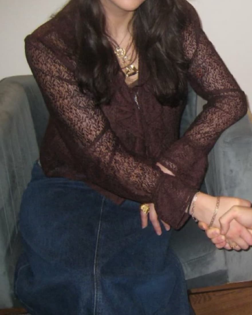 BODE ruffeled lace blouse - Image 2