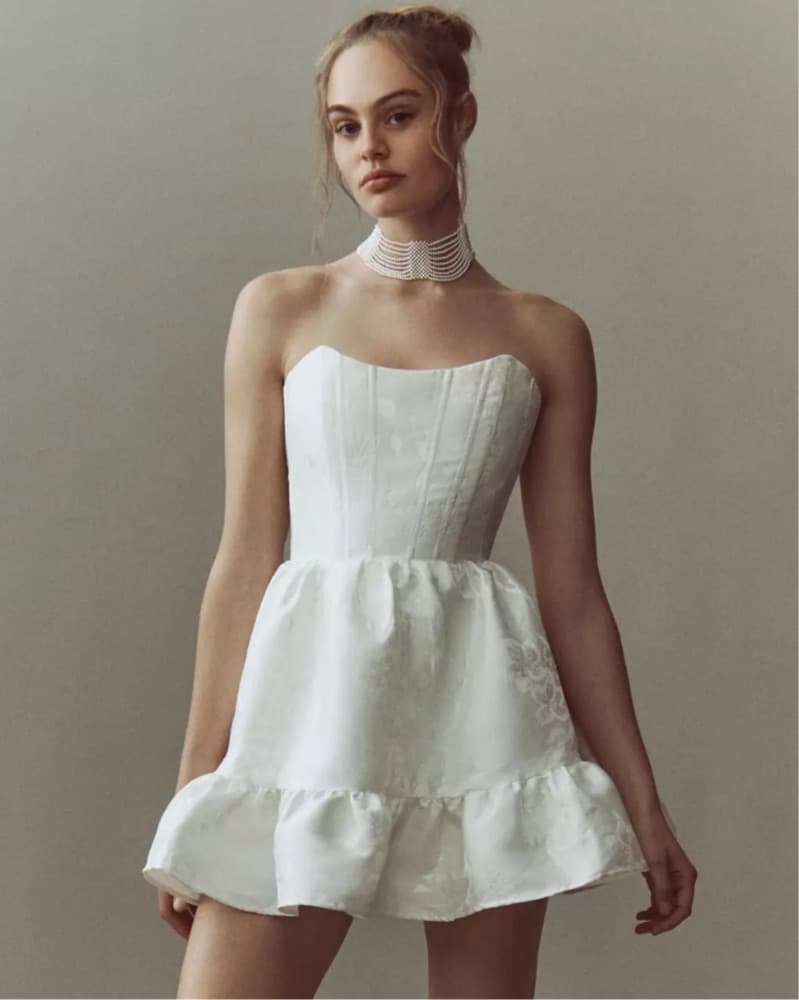 V. Chapman Ginny Strapless Mini Dress - Image 2