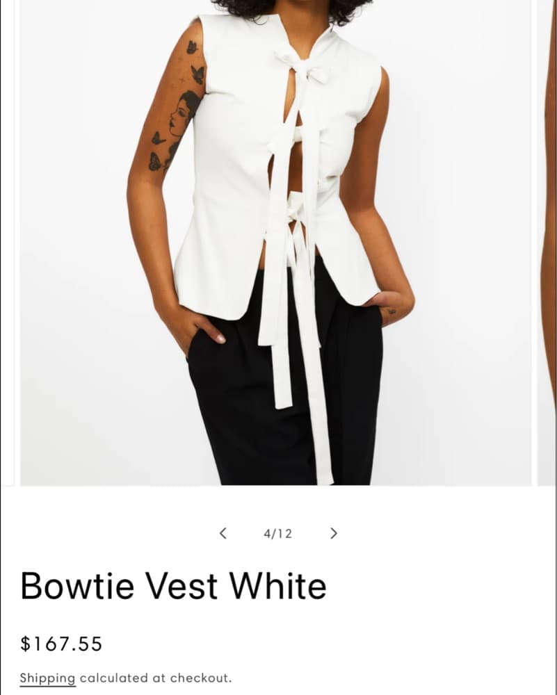 Elegant and Versatile Bowtie Vest - Image 1