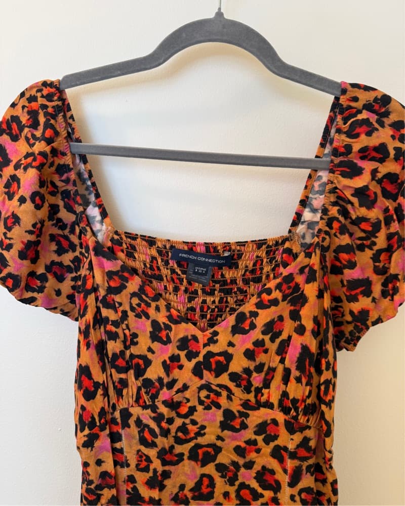 French Connection Cheetah Dress - Image 3