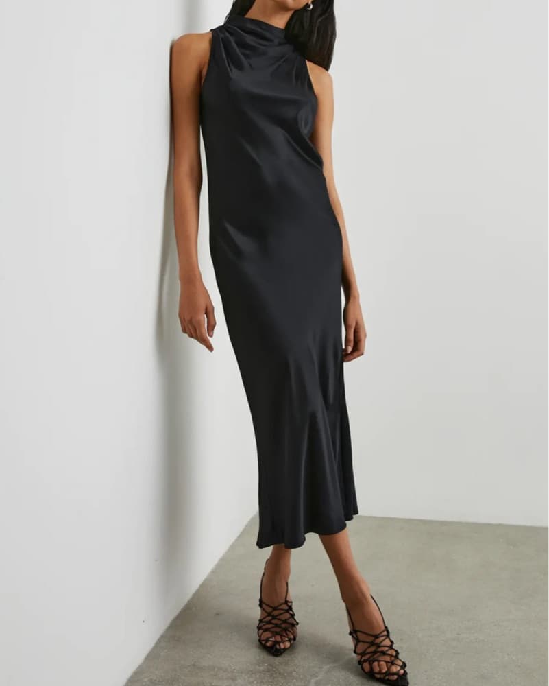 Rails Solana Satin Midi Dress - Image 1