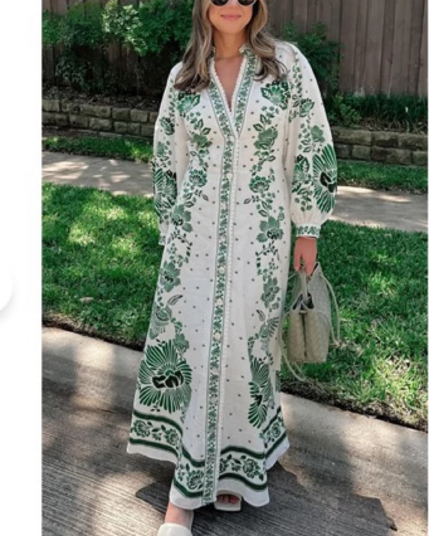Farm Rio Floral Midi Maxi Dress - Image 2