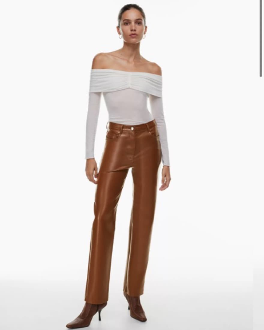 Aritzia Melina Leather Pants - Image 1
