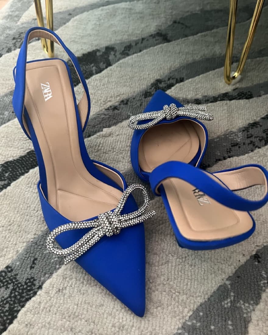 Blue Bow Heels - Image 2
