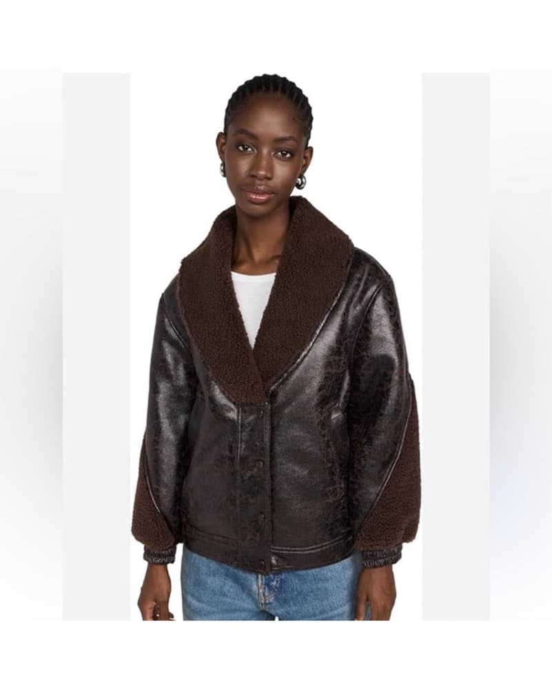 Blank NYC brown Bomber  - Image 3