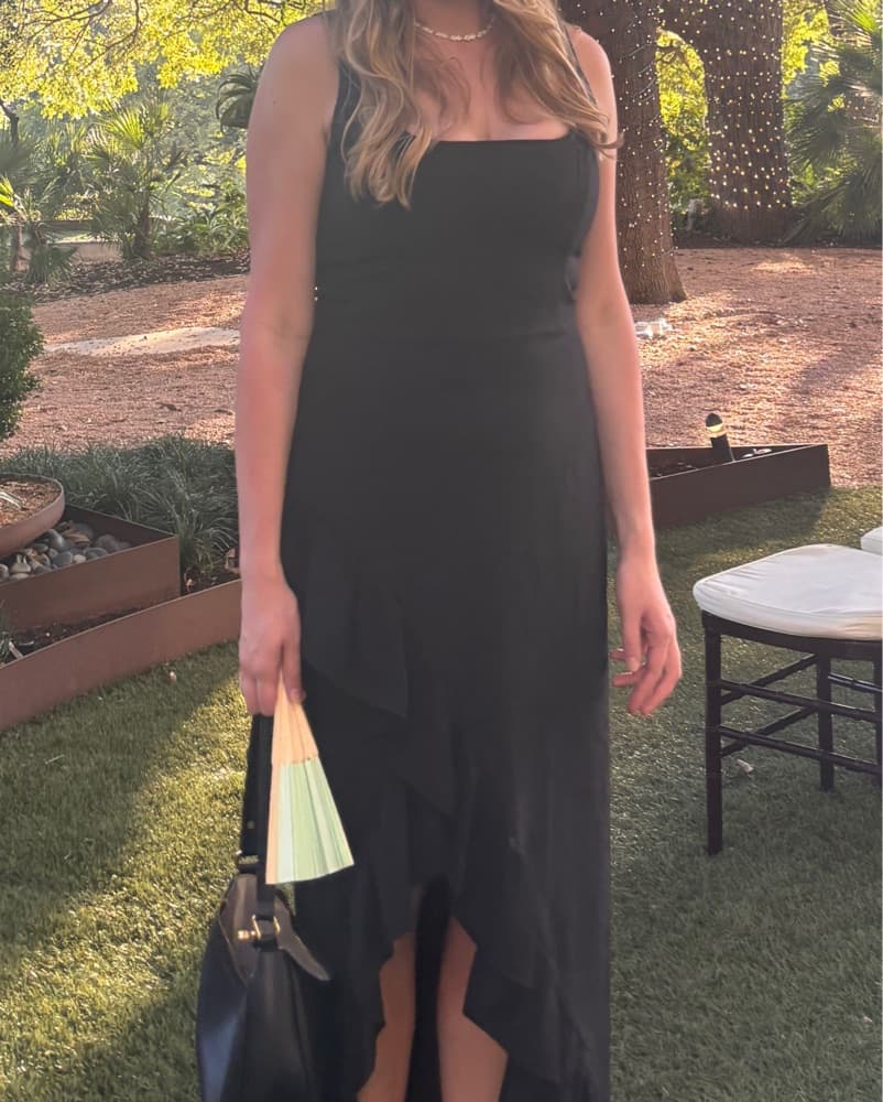 Dress The Population Black Tie Gown  - Image 3