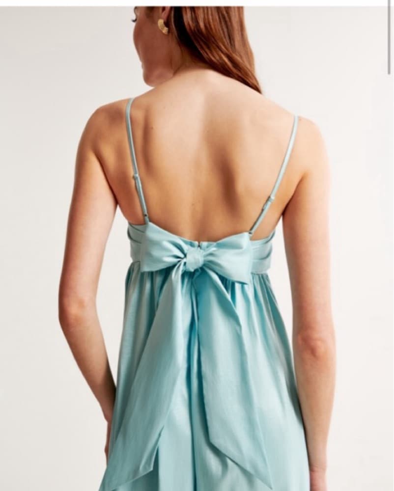 Abercrombie Midi Bow Back Dress  - Image 4