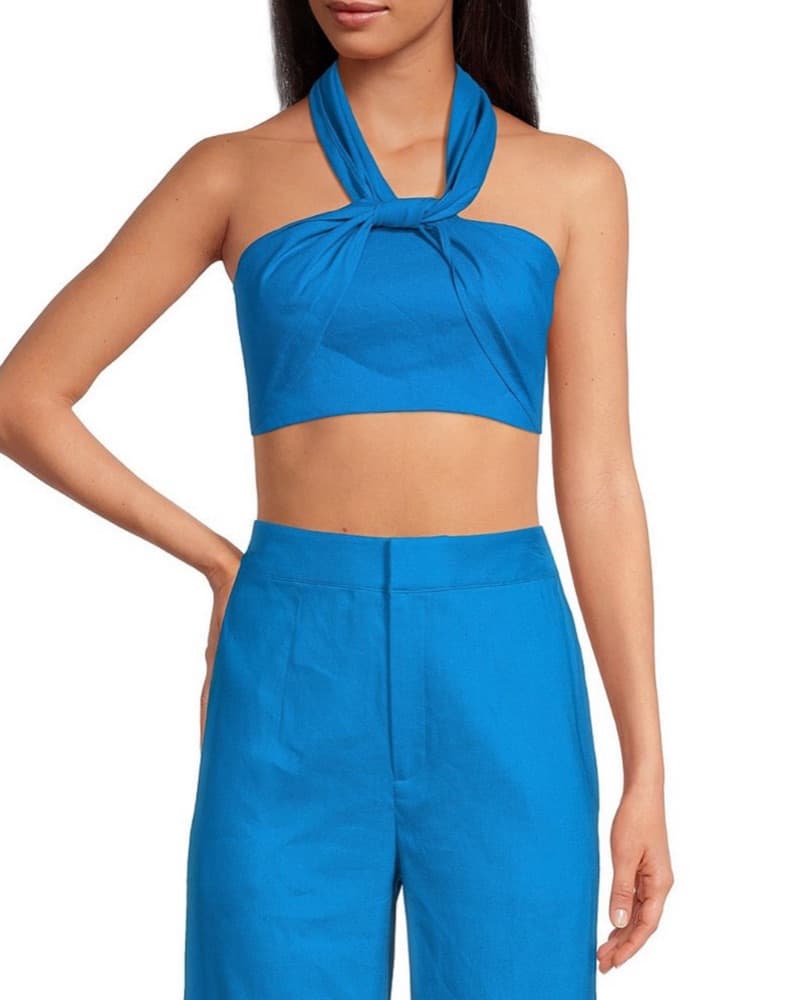 Orange Set - Crop Top and Pants - Image 6