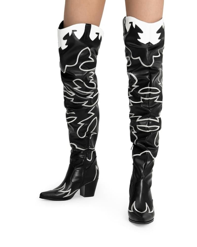  Western Cowboy Boots Over The Knee - Image 2