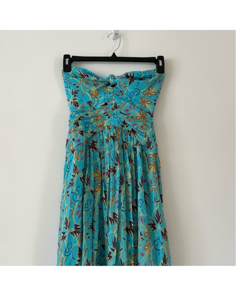 A.L.C. Halter Flowy Silk Dress - Image 3