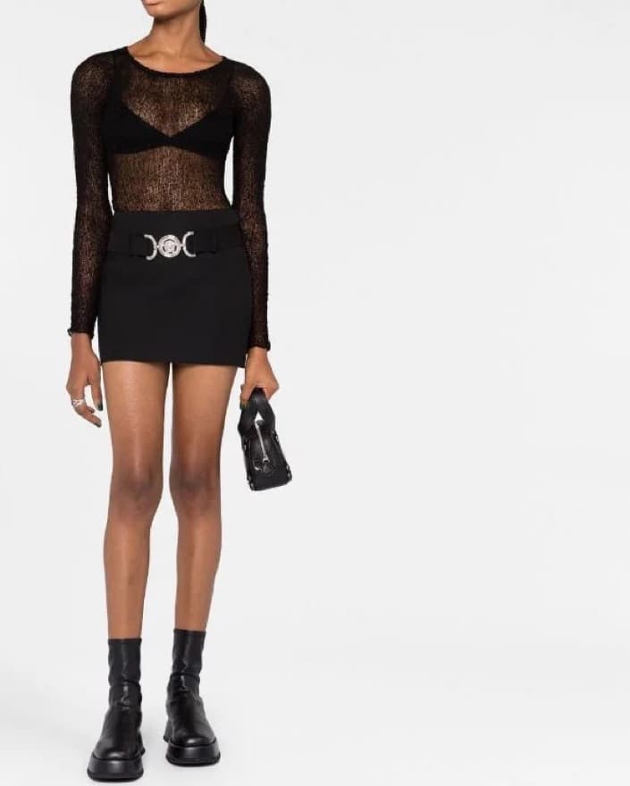 VERSACE Medusa mini skirt - Image 3