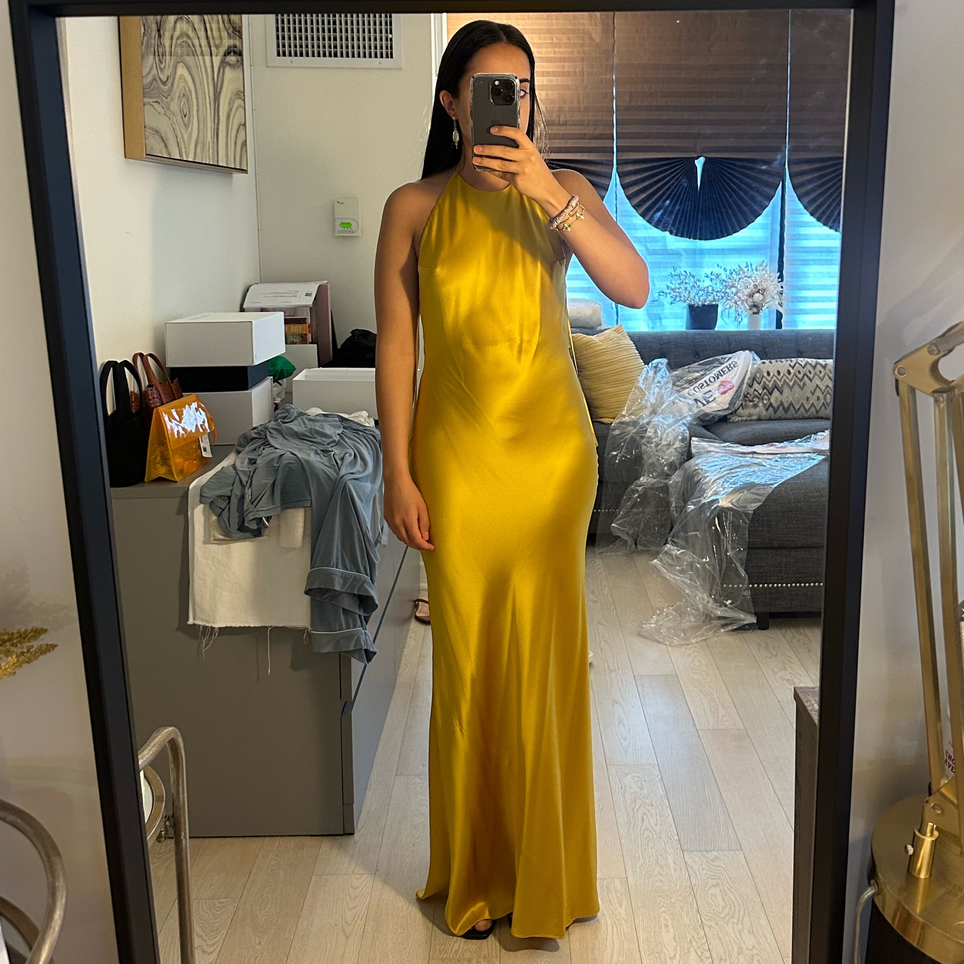 Reformation Jeany Silk Gown - Image 1