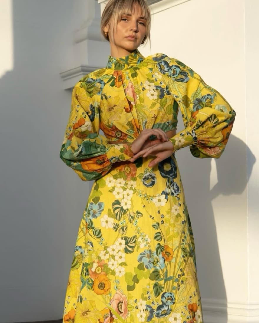 Alemais Cresida Cutout Midi Dress - Image 4
