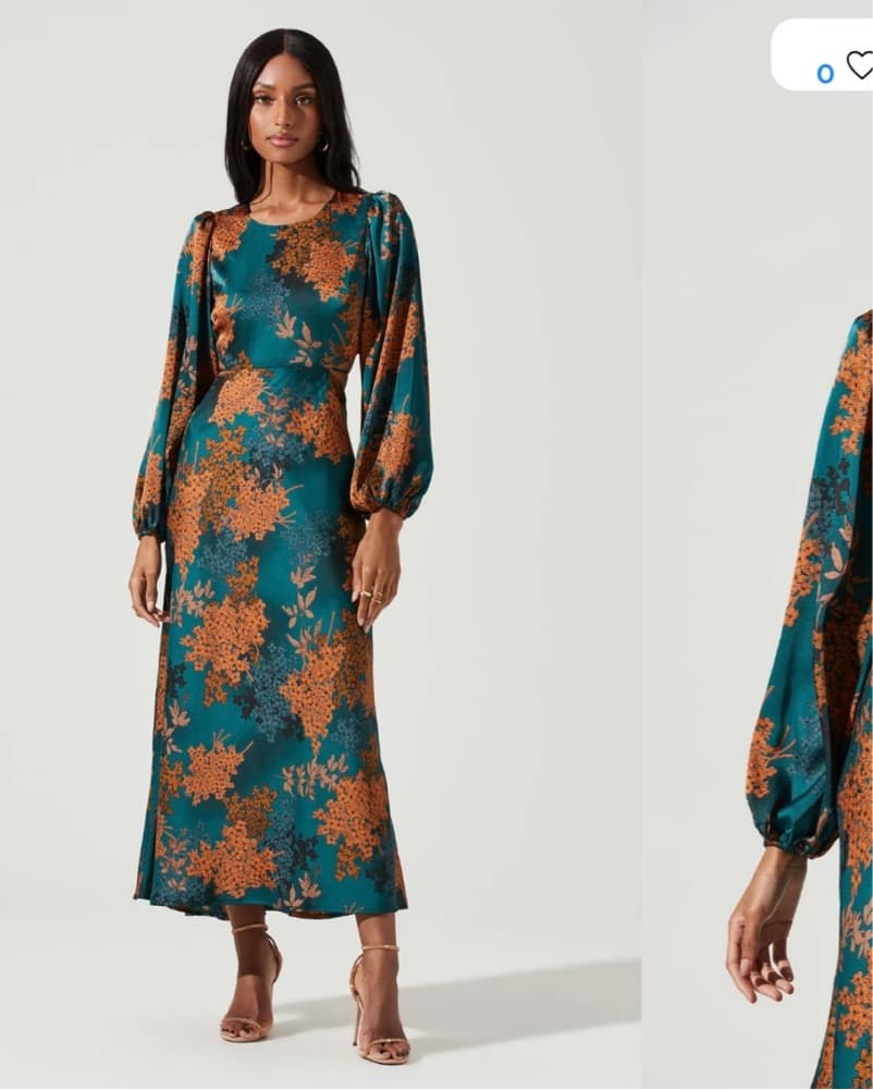 ASTR Long Sleeve Dress - Image 1