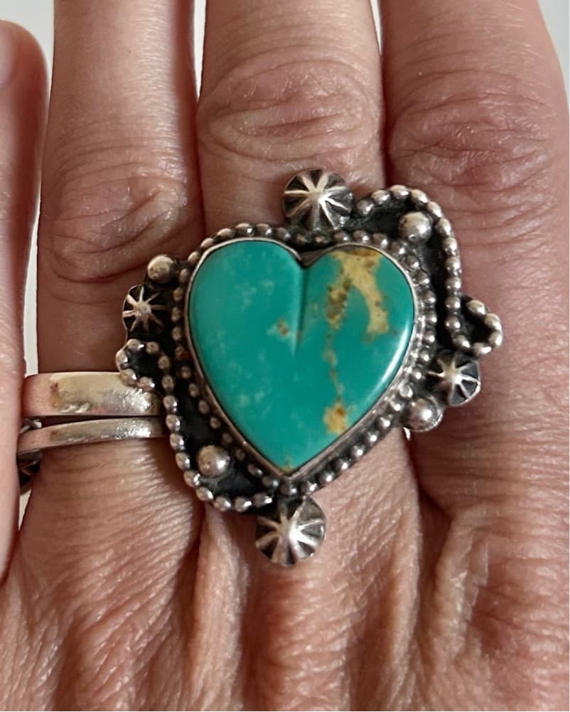 Native American Turquoise Ring - Image 2
