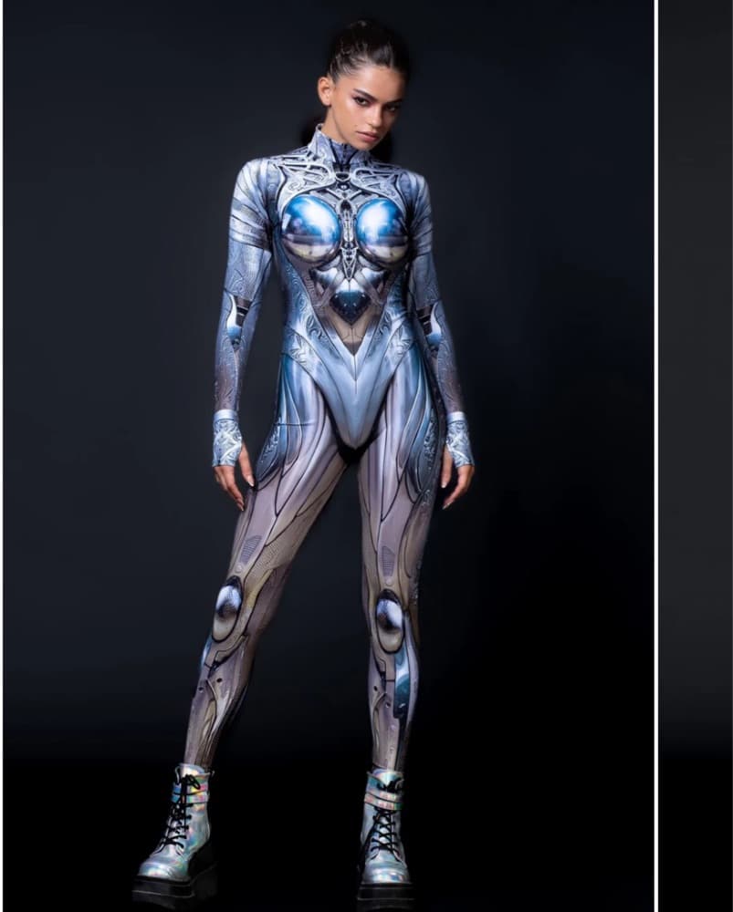 Sexy Halloween Costume Bodysuit - Image 1