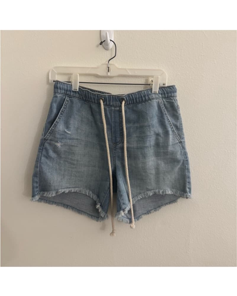 American Eagle Denim Blue Women's Shorts - Image 4