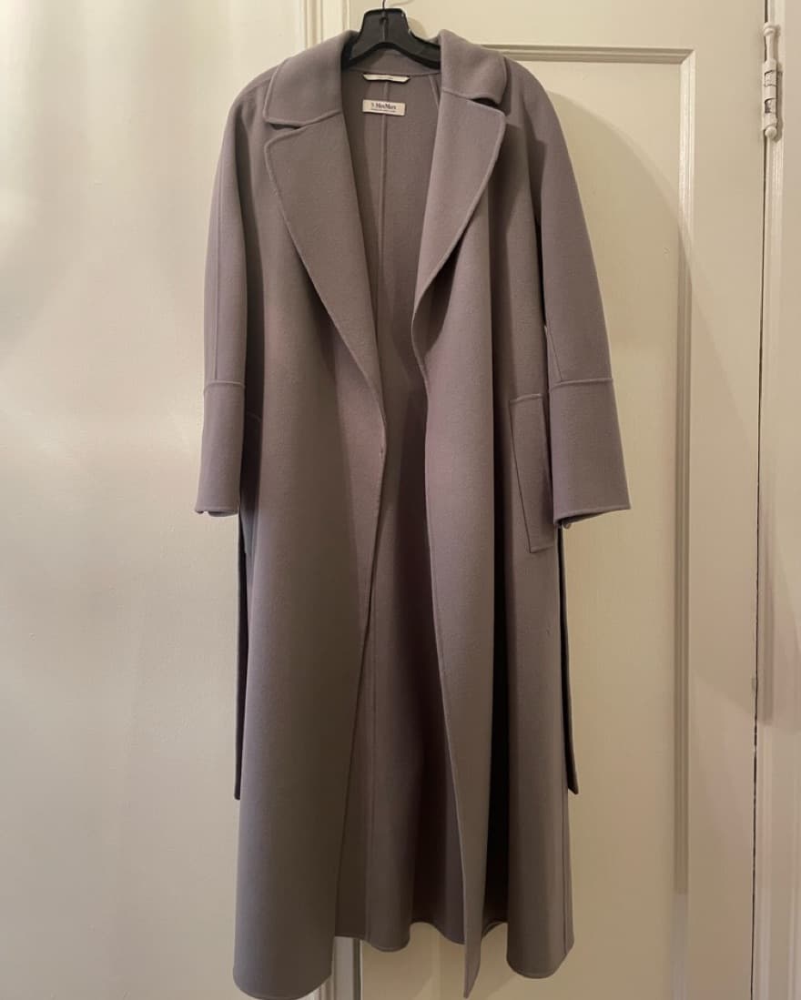 MaxMara Wool Robe Coat - Image 3