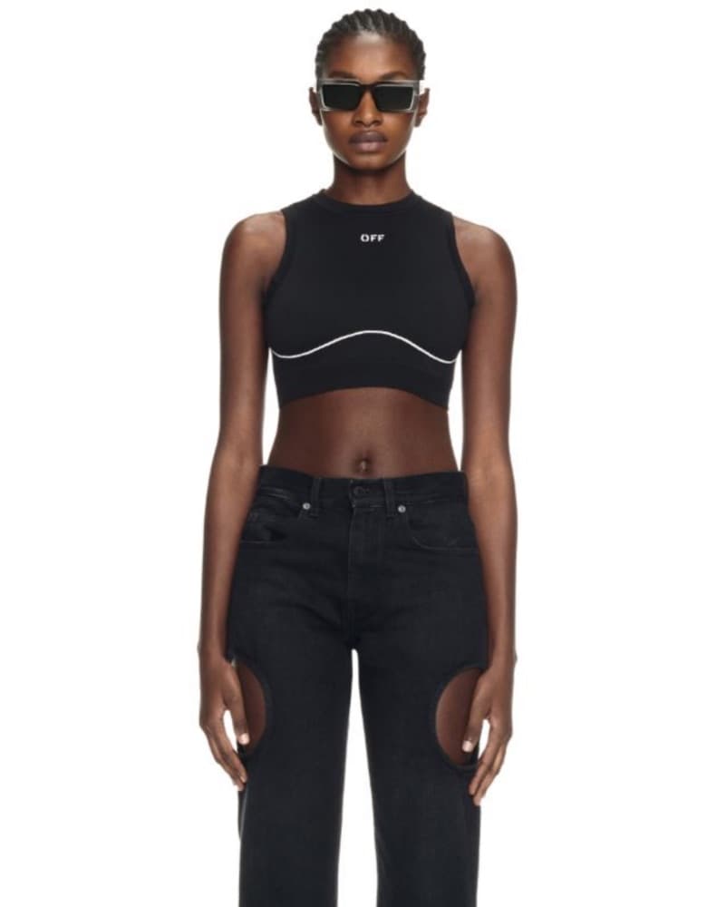 Off White Off-Stamp Sports Bra  - Image 3