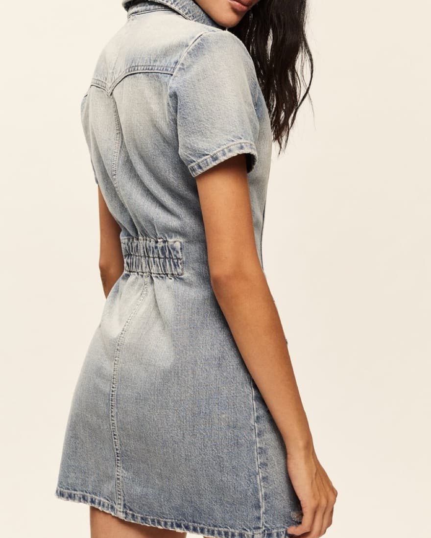 SER.O.YA Anne Denim Dress - Image 3
