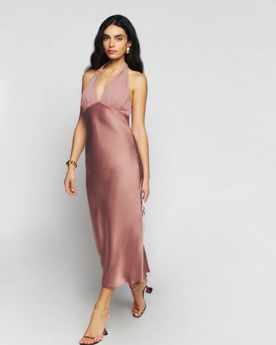 Wyn Silk Dress Reformatin - Image 1