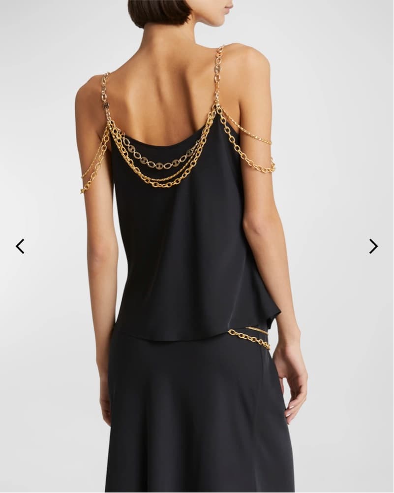 Rabanne Chain Top And Skirt Set  - Image 3