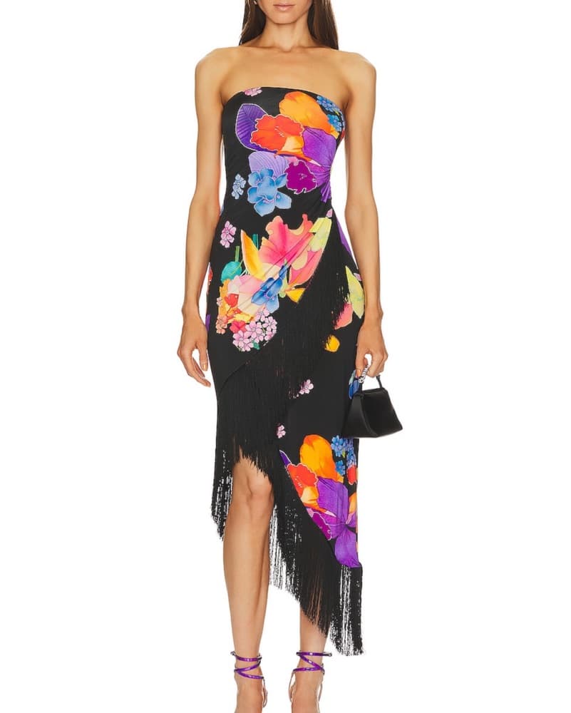 Alana Dress In Noir - Image 1
