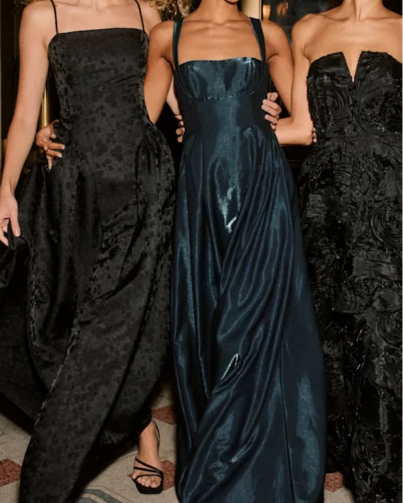 Elegant Teal Satin Maxi Dress - Image 2