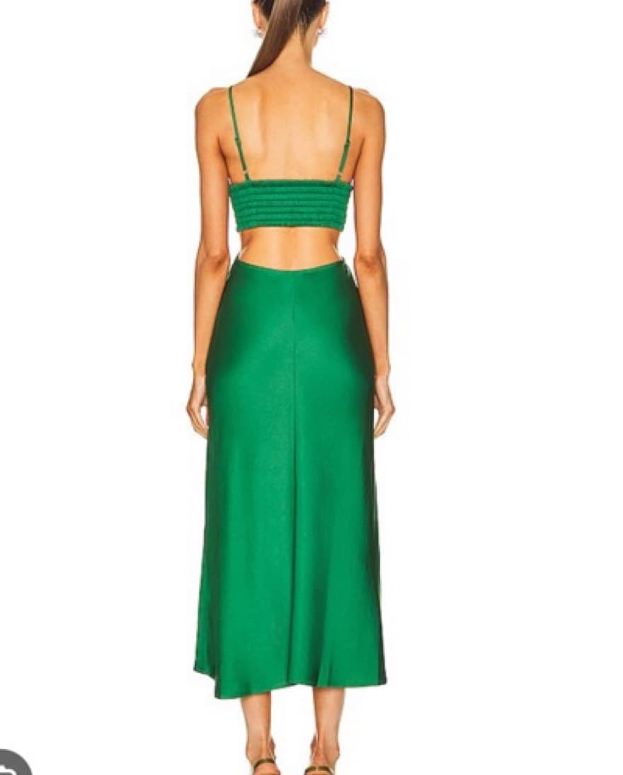 ALC Blakely Midi dress - Kelly green - Image 4