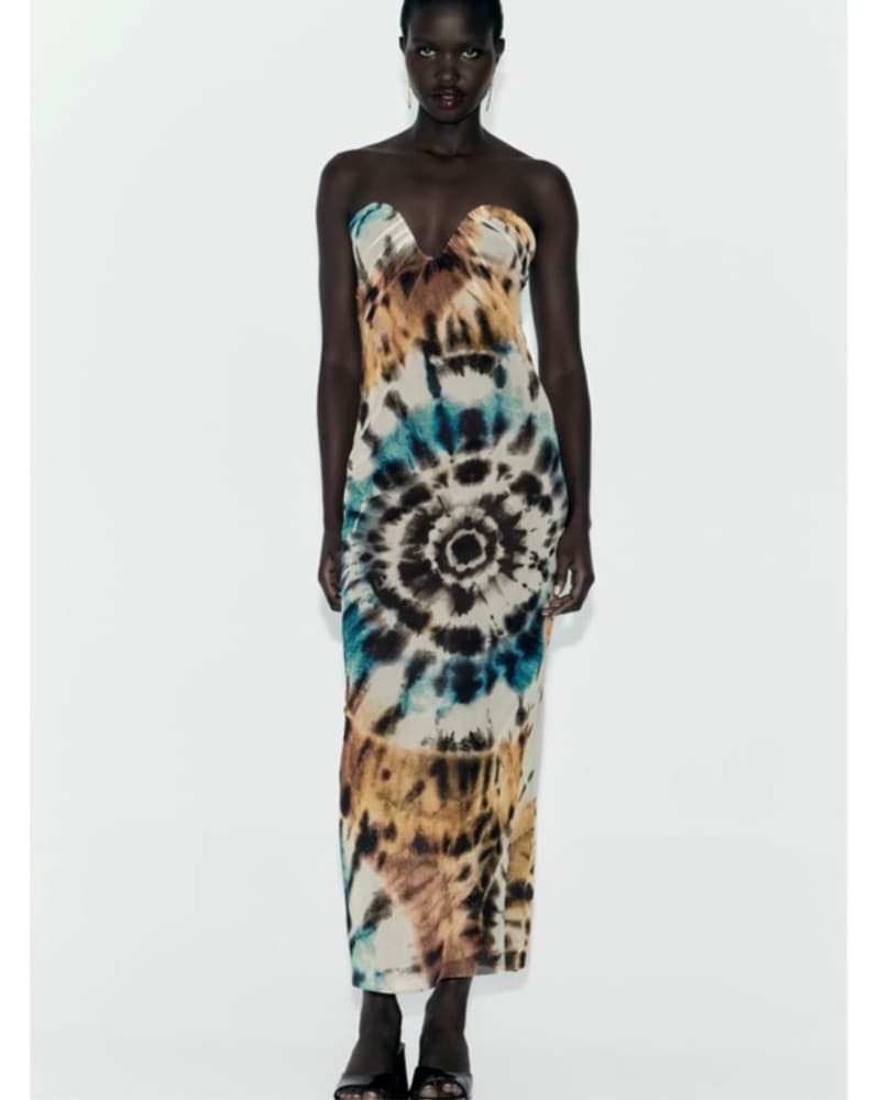 Zara Strapless Dress - Image 3