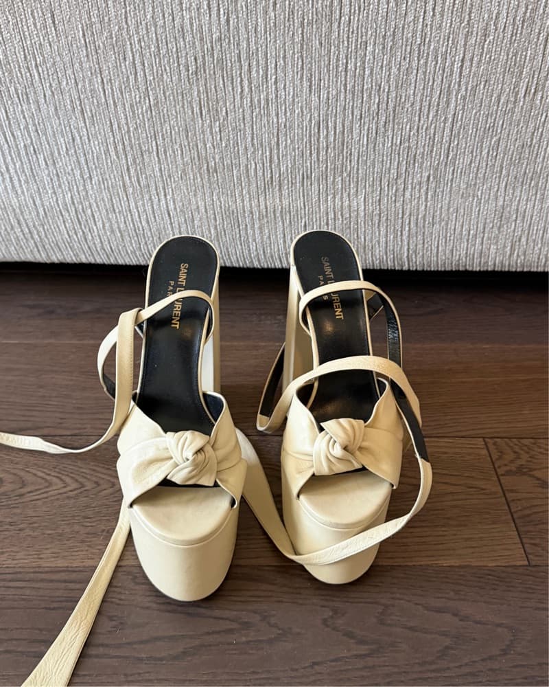 Saint Laurent Platform Heels - Image 2