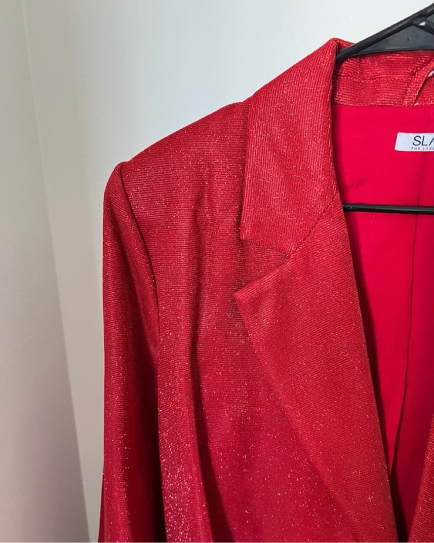 SLA the Label Red Glitter Suit Set - Image 4
