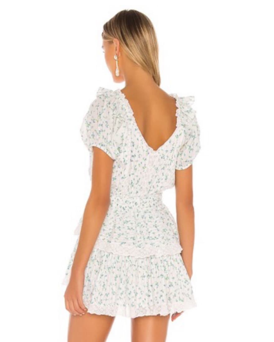 LoveShackFancy Floral Dress - Image 4