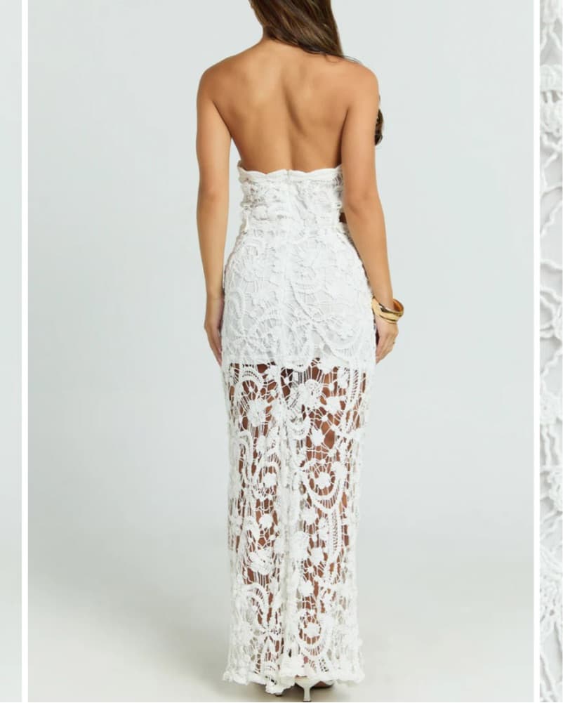 Elegant Lace Maxi Dress - Image 4