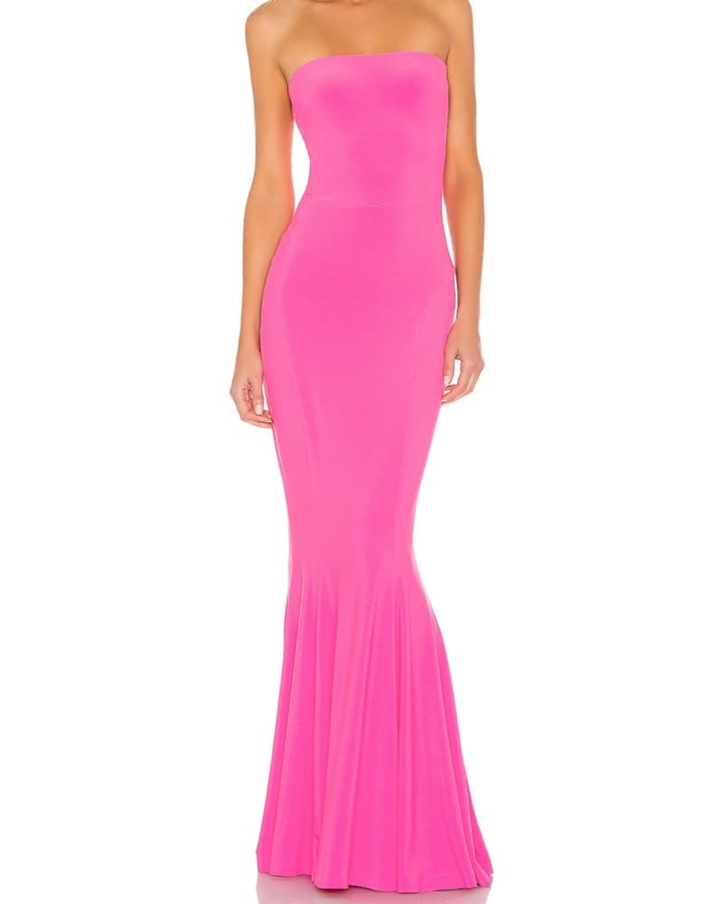 Norma Kamali Fishtail Strapless Gown - Image 1