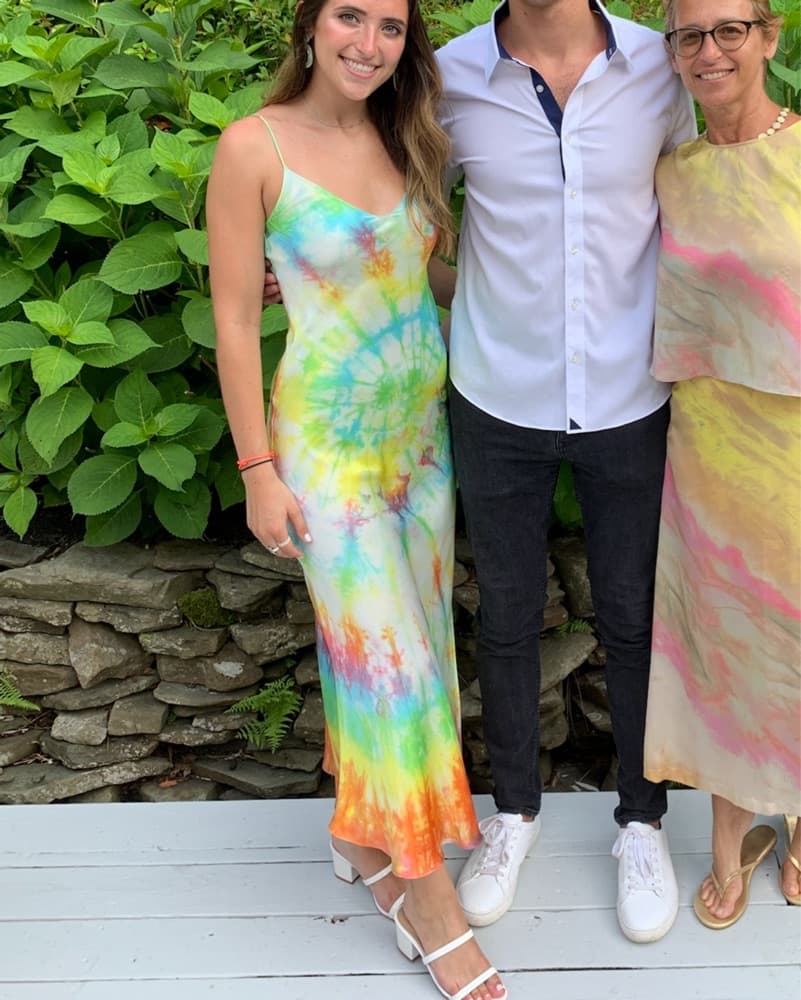 Dannijo Tie Dye Long Slip Dress - Image 1