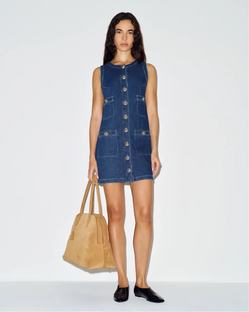 REFORMATION Tropez Denim Dress - Image 2