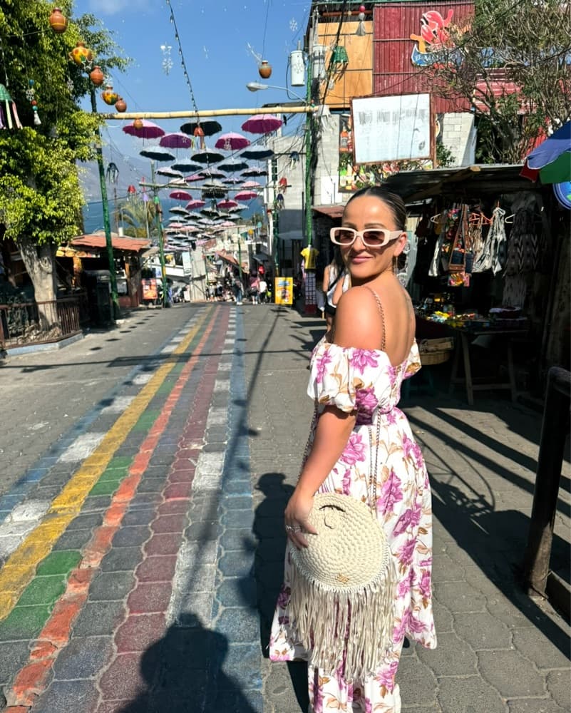 Vibrant Floral Off-Shoulder Maxi Dress - Image 4