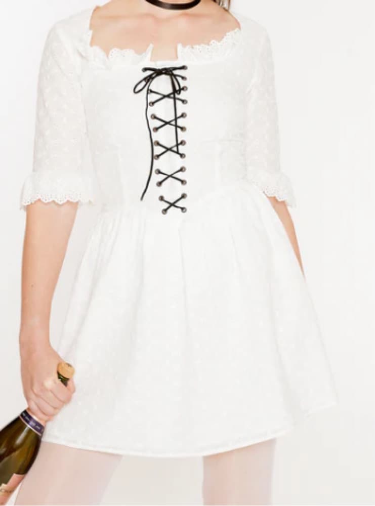 The Marquise Eyelet Dress - Image 3